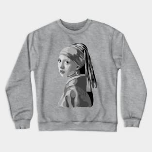 Copy of Girl With A Pearl Earring Crewneck Sweatshirt